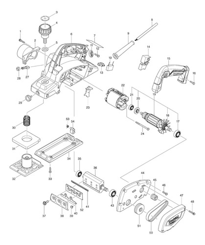 Banda P/ Cepillo 3-1/4 Pulgadas Makita M1902 (225092-0)