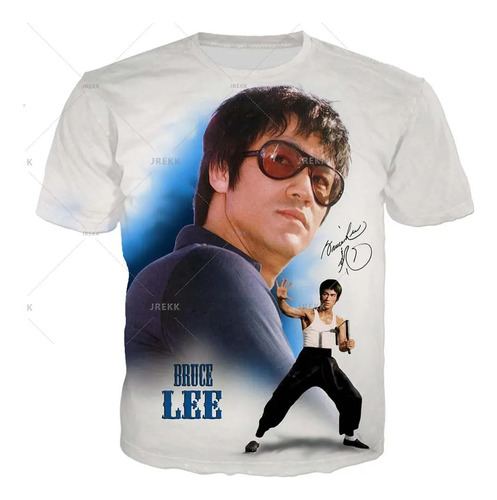 Camiseta Para Hombre Con Estampado 3d De Bruce Lee