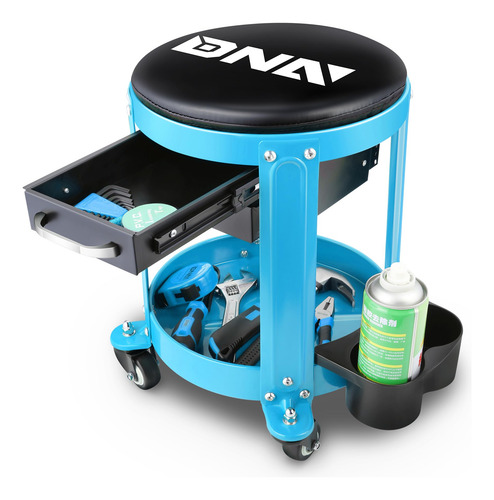 Taburete Mechanics Roller Seat Creeper Dna Motoring Blue