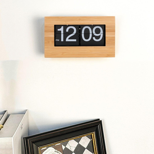 Reloj De Escritorio, Reloj De Mesa Retro De Flip, Reloj Haci