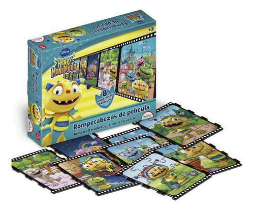 Puzzle X 96 Pzs Infant Pelicula 8x12 Henry Monstruito Hm105