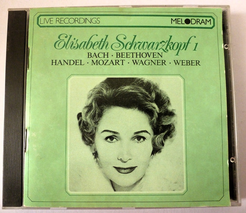 Cd Elisabeth Schwarzkopf Bach Beethoven Mozart Wagner (z)