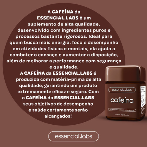 KIT ARGININA 2000mg por dose - 120 cápsulas + CAFEÍNA 200mg por cápsula - 60 cápsulas