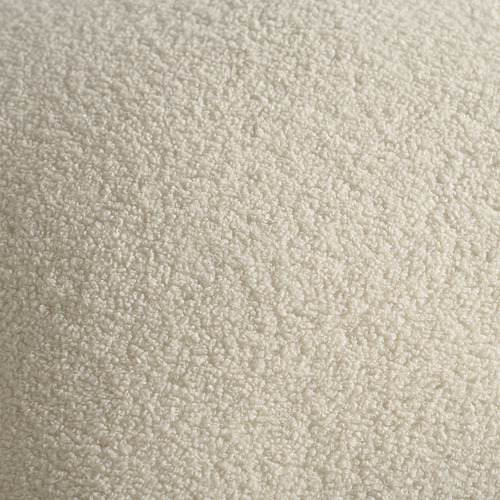 Funda De Almohada Estandar Textura Bucle Beige Tipo Borrega Marca Vianney