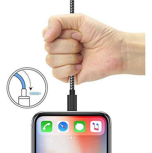 Gopala - Cable Micro Usb Para Android (6 Unidades, 5 Pies, N