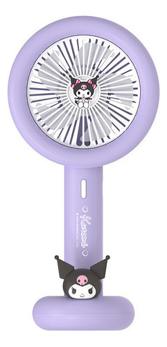 1 Miniventilador Portátil Sanrio Kawaii Kuromi Con Dibujos