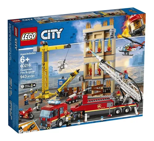 Lego Duplo Lego Bomberos 2019 Lego 60216 City Ciudad Downtown Fire