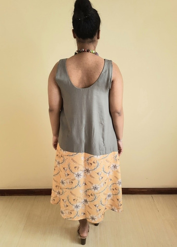 Imagem 5 de 5 de Vestido Médio Feminino Tecido Jandira