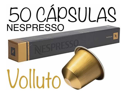 Cápsula Café Nespresso Volluto Original Kit Com 50 Cápsulas.