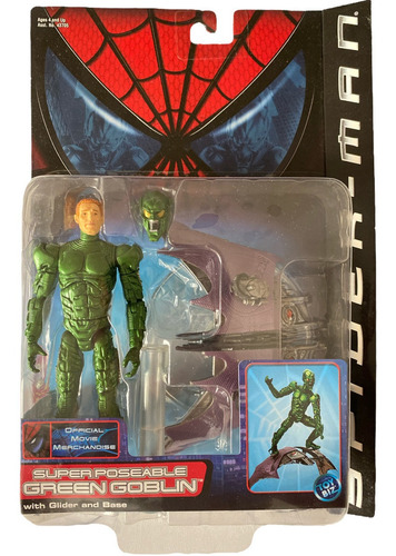 Superposeable Green Goblin Sam Raimi Movie Toybiz 2001 6pulg (Usado)