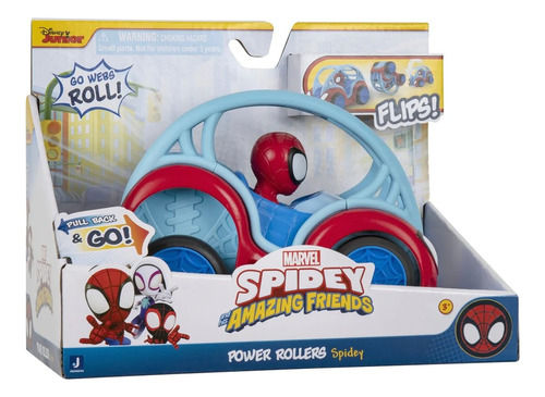 Spidey Vehiculo Amazing Friends Spiderman Power Rollers Ed