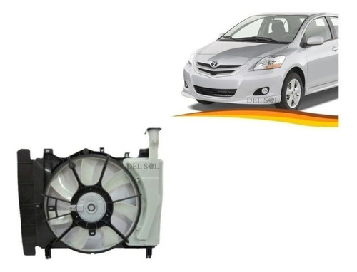 Porta Electroventilador Toyota Yaris 2006 2013 Sedan