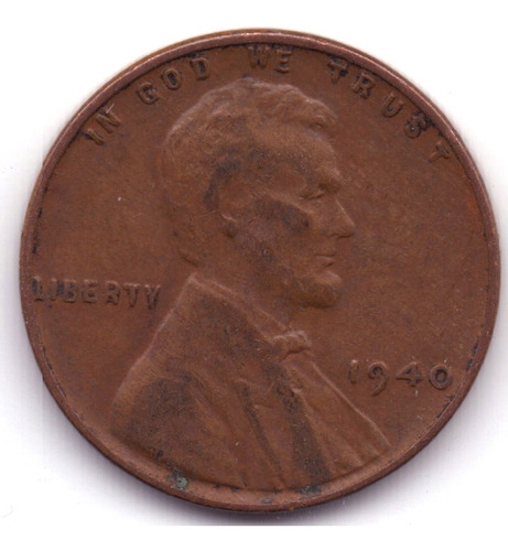 1940 P (1) Un Centavo Penny Wheat 1c Xf Lincoln Cent Escasa