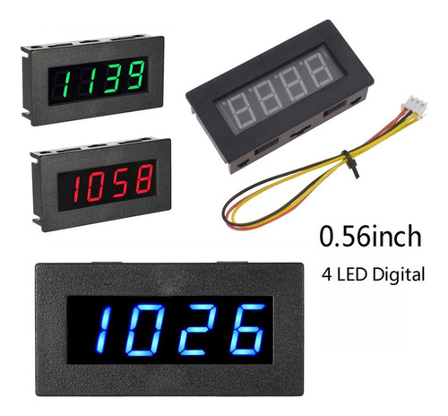 A Medidor De Velocidad Tachom Rpm Con Pantalla Led Digital