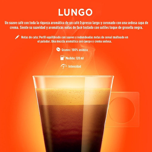 Imagen 5 de 7 de Cápsulas Nescafé Dolce Gusto Lungo Oficial