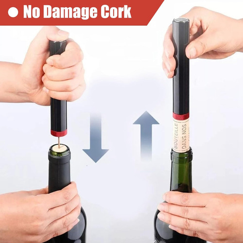 Conjunto De Abridor De Vinhos Travel Portable Pocket Air Pre