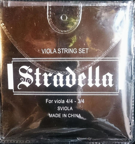 Encordado Para Viola 3/4 - 4/4 Stradella Sviola