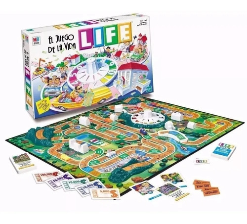 Juego De Mesa El Juego De La Vida Life Hasbro Original