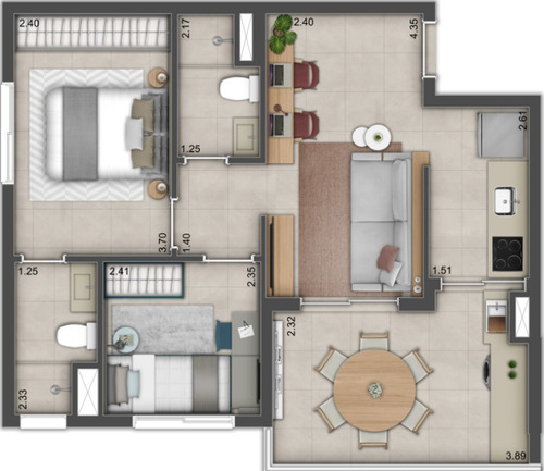 Imagem 25 de 29 de Apartamento À Venda No Bairro Belenzinho - São Paulo/sp - O-24172-40082
