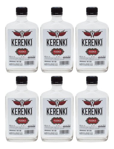 Pack De 6 Vodka Kerenki 250 Ml