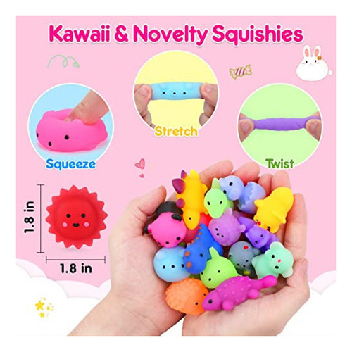 Squishy Vg Anti Stress 130 Piezas Mochi Squishy Toy Kawaii A
