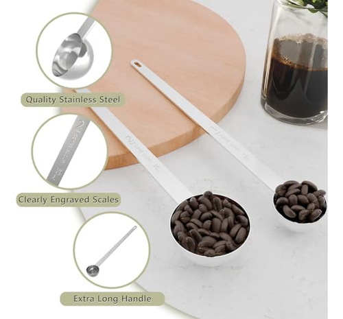 Cuchara De Café De 2 Cucharadas, Cuchara Medidora Con Mango