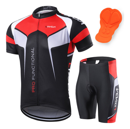 Chaqueta De Ciclismo, Pantalones Cortos Acolchados Y Transpi