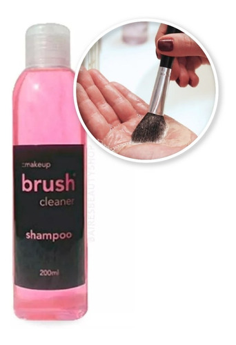 Shampu Champu Limpiador De Brochas Y Pinceles 200ml Cleaner