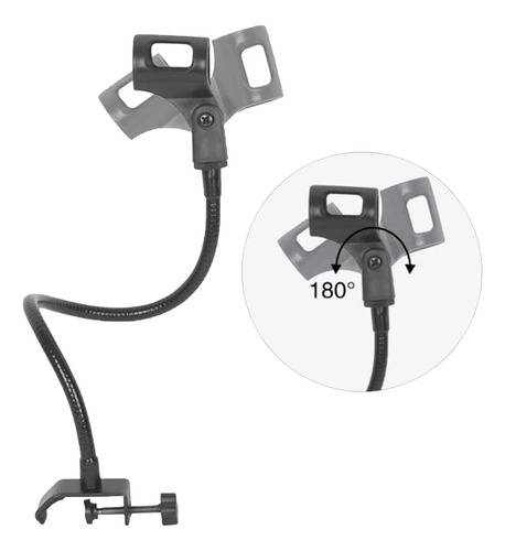 Soporte Para Micrófono Micrófono De Cuello De Cisne Flexible