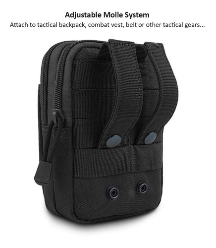 Imagen 2 de 8 de Bolsa Mariconera Bolso Bandolera Porta Celular Multiusos