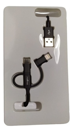 Cabo Usb 3 Em 1 Cor Preto