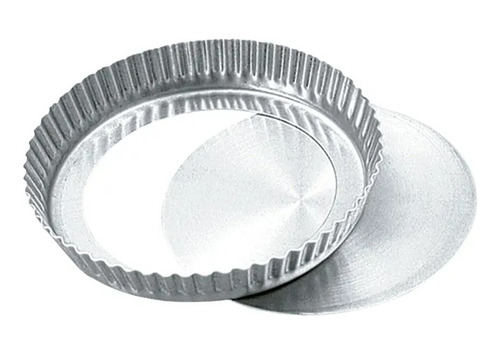 Molde Pie Tartaleta Desmontable 28 Cm Aluminio Alumware