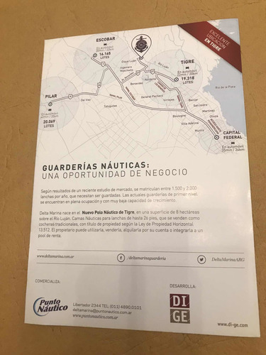 Imagen 2 de 6 de Alquilo Cama Náutica En Delta Marina De 18 Pies Más Expensas, Pago Anual