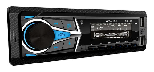 Radio Auto Sansui Sq-115 Con Usb Y Bluetooth