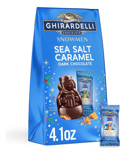 Ghirardelli Hombres Nieve Chocolate Amargo + Salted Caramel