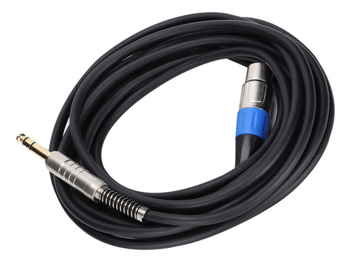 Cable Xlr Hembra A 6,35 Mm, Cable Grande De 3 Señales Balanc