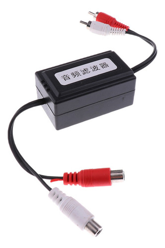 Filtro Aislador De Ruido De Audio 2 Rca A 2 Rca Accesorio