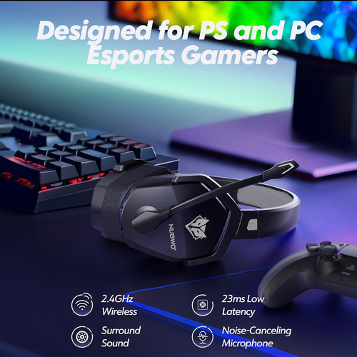 Nubwo G06 Auriculares De Juegos Inalámbricos Duales Con Micr