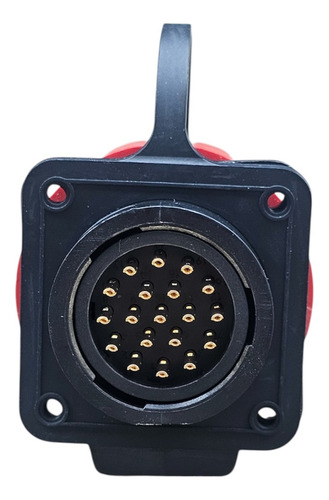 Conector Circular 19 Pines Aereo Socket Amphenol Similar 19 Pines Hembra Pasamuros