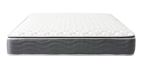 Imagen 2 de 2 de Colchón King de resortes Fantasía Blue balanced gris - 180cm x 190cm x 25cm con pillow top