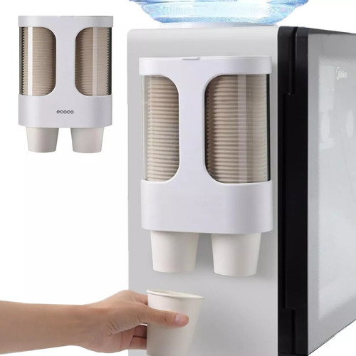 Portavasos Ecoco Con Adhesivo Dispensador De Vasos De Pared 