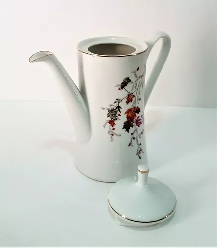 Jogo de chá antigo em porcelana real - Utilidades domésticas