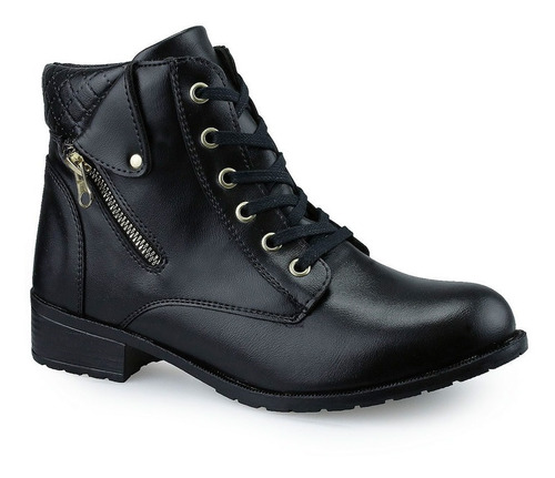 Bota Coturno Feminino Cano Curto Neway Outono Inverno 203