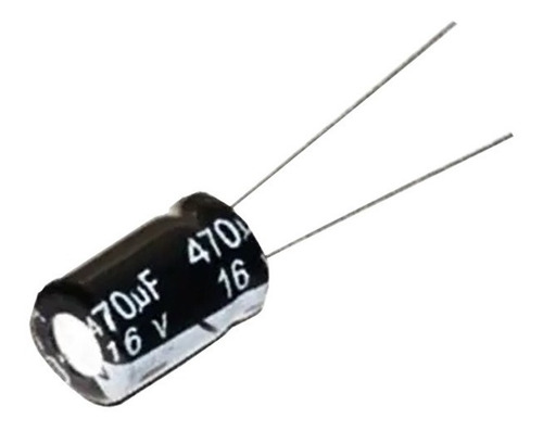 Condensador - Filtro - Capacitor 16v 470uf Electrolitico