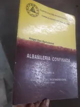 Comprar Libro Albañileria Confinada San Bartolomé Cip