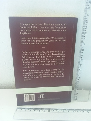 Livro: A Pragmática - Françoise Armengaud - Edição 2006 (Usado)