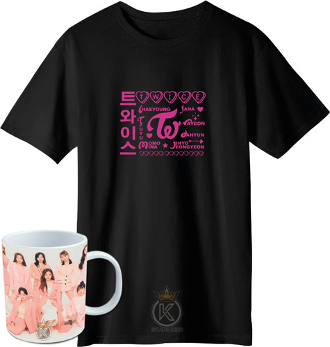 Polera Twice + Tazon - Surcoreano - K-pop - Estampaking