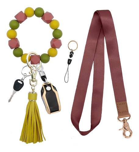 Lanyard Llaves, Pulsera Llavero Anillo Llaves, Porta In...