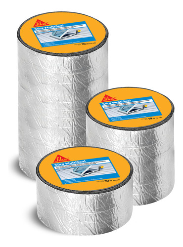 Membrana Asfáltica Autoadhesiva Sika Multiseal Rollo 20cms X 10mts