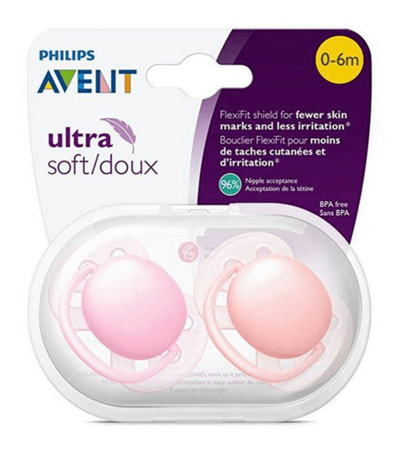 Chupeta Philips Avent Ultra Soft Dupla Lisa